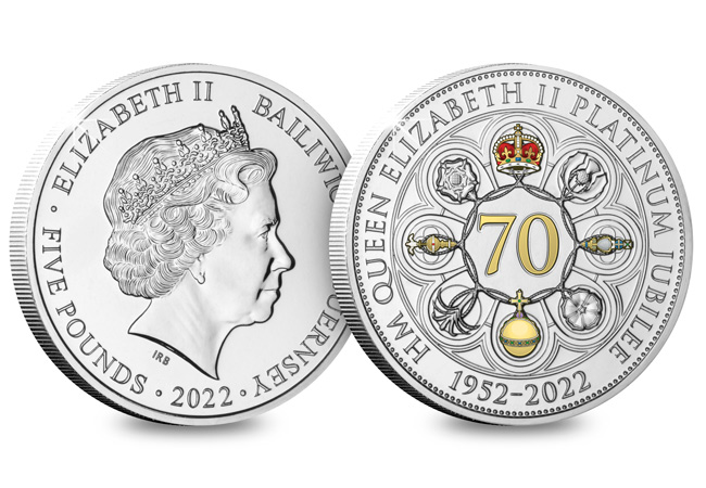 Own the Official British Isles Platinum Jubilee £5 Coin