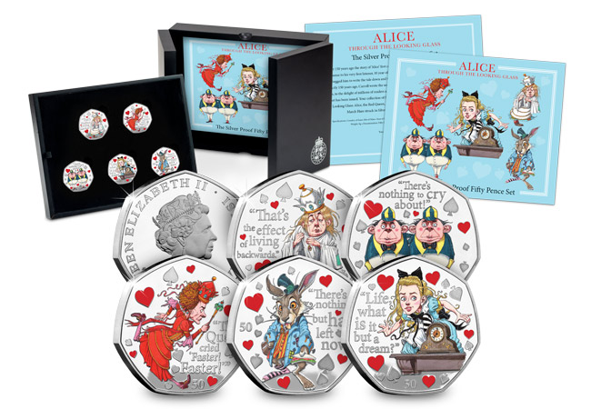 Alice Through the Looking-Glass Silver Proof Collection