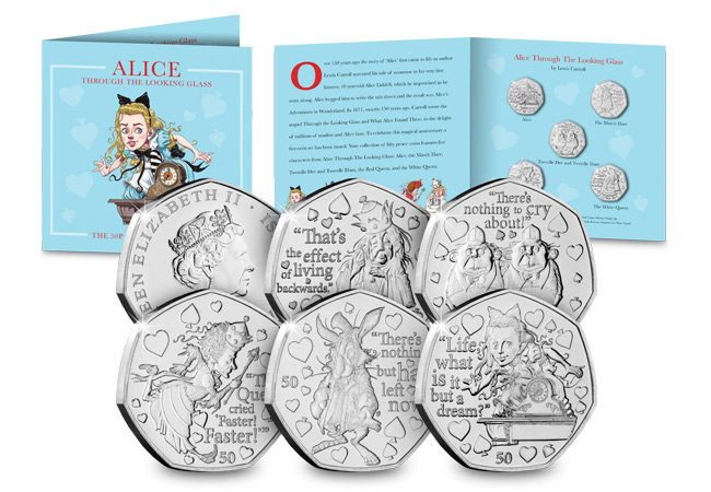 Go Through the Looking-Glass… Alice 50p Set