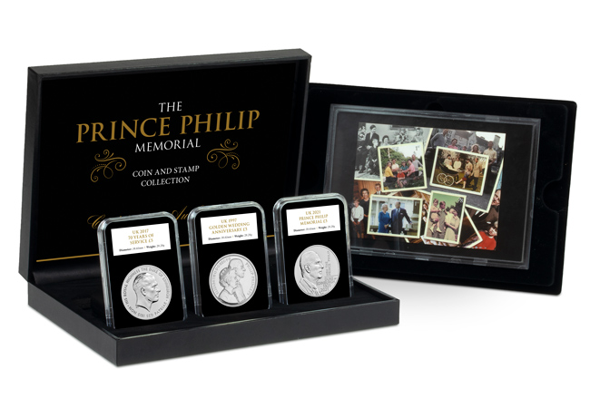 Prince Philip Historic Coin and Stamp Collection