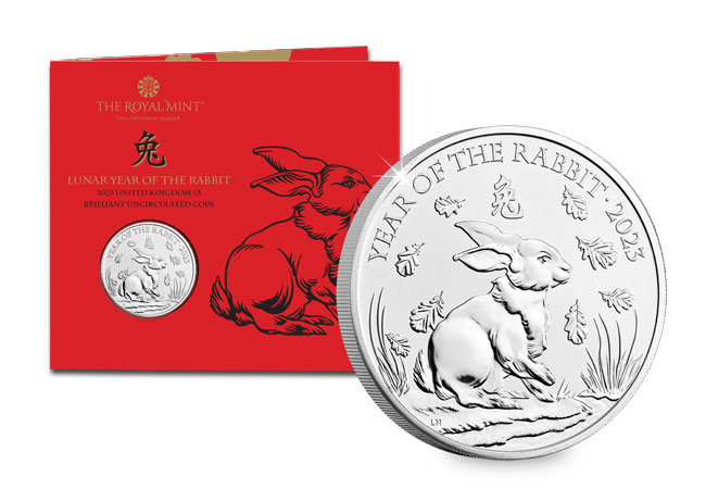 Royal Mint Lunar Year of the Rabbit £5 Coin