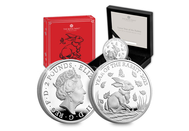 Extremely Limited: Lunar Year of the Rabbit UK Silver Coin