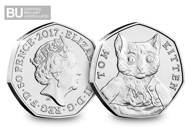 The 2017 UK Tom Kitten CERTIFIED BU 50p