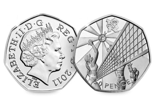 Volleyball Olympic 50p