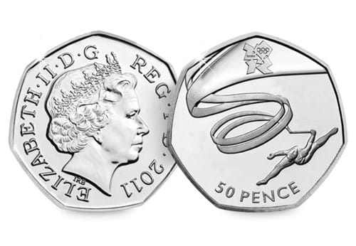 Gymnastics Olympic 50p