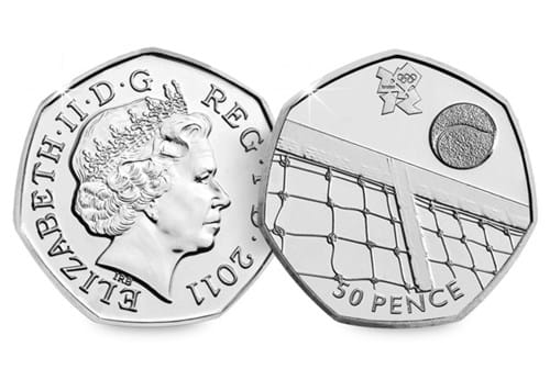 Tennis Olympic 50p