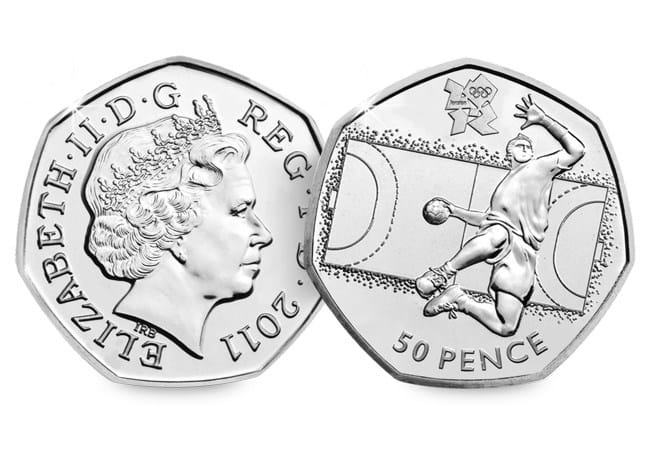 Handball Olympic 50p