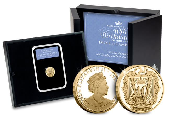 The BRAND NEW Sovereign struck on a special day for our future King…