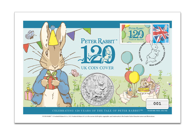 120 Years of Peter Rabbit™: UK £5 Coin Cover