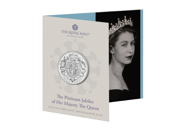 UK 2022 Platinum Jubilee £5 BU Pack