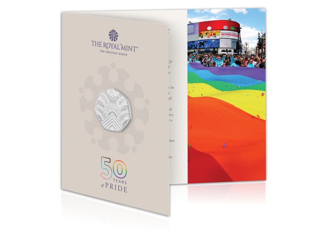 A UK First! Own the 2022 Pride 50p BU Pack