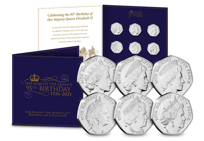 Own the Royalty BU 50p Coin Set