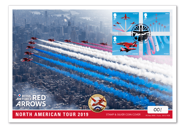 The Red Arrows North American Tour Silver Cover