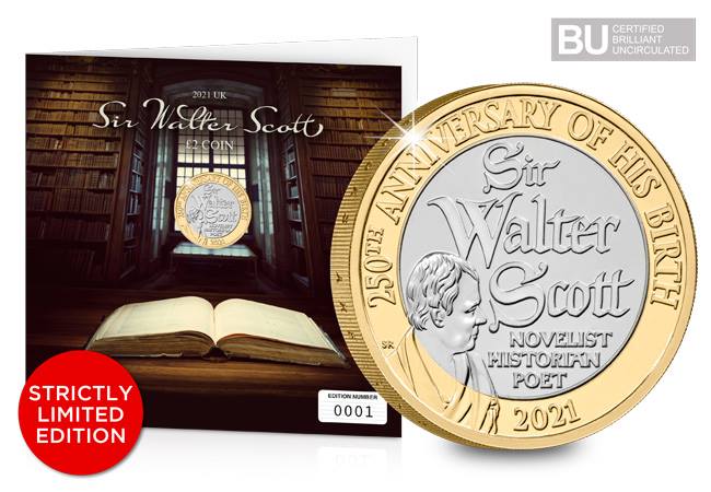 JUST 4,995 available - Limited Edition Sir Walter Scott Display Card