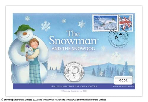 The Snowman™ and the Snowdog 50p Coin Cover