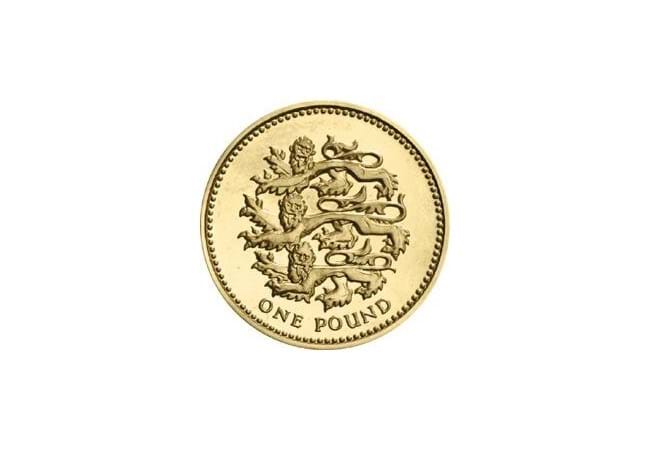 UK £1 Three Lions