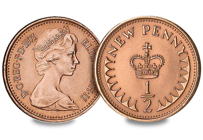 Own an original UK Halfpenny Bank roll