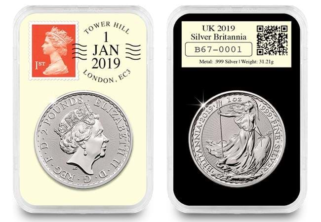 UK 2019 1oz Silver Britannia DateStamp