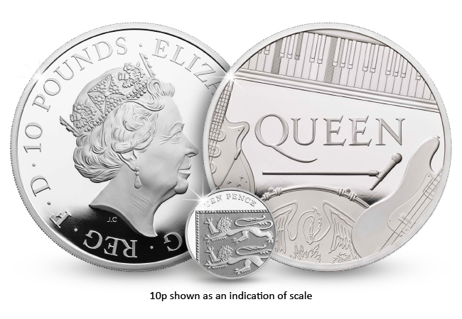 Own the SOLD OUT 5oz Silver Proof Queen Coin