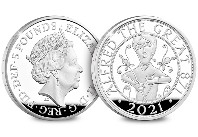 Alfred the Great celebrated on NEW UK Silver £5 Coin