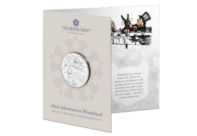 Own the UK £5 issued to celebrate Alice’s Adventures in Wonderland