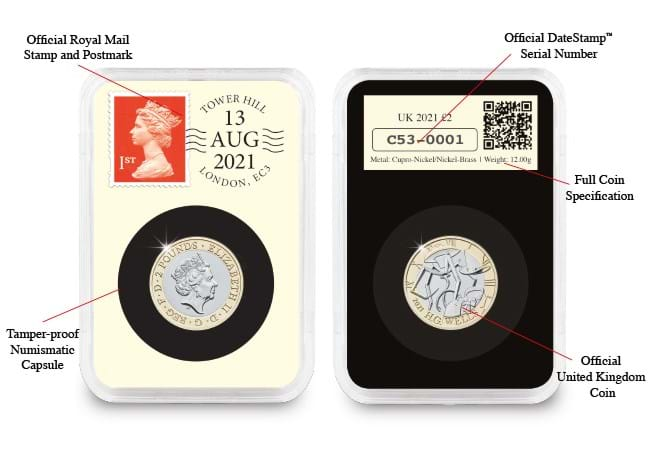 Limited to JUST 500: NEW H.G. Wells £2 DateStamp™ Issue