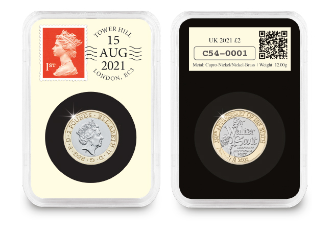 Limited to JUST 500: NEW Walter Scott £2 DateStamp™ Issue