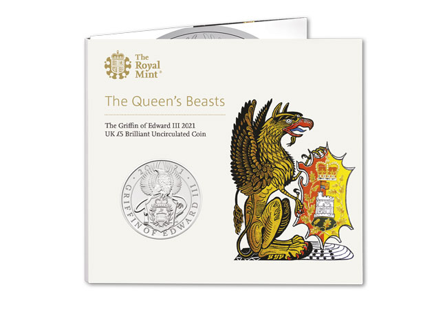 Own The Griffin of Edward III £5 BU Pack