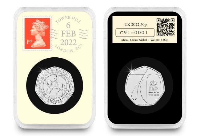 The 2022 Platinum Jubilee 50p DateStamp™