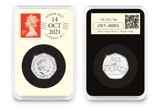 The UK 2021 DateStamp™: includes the Winnie the Pooh and friends 50p