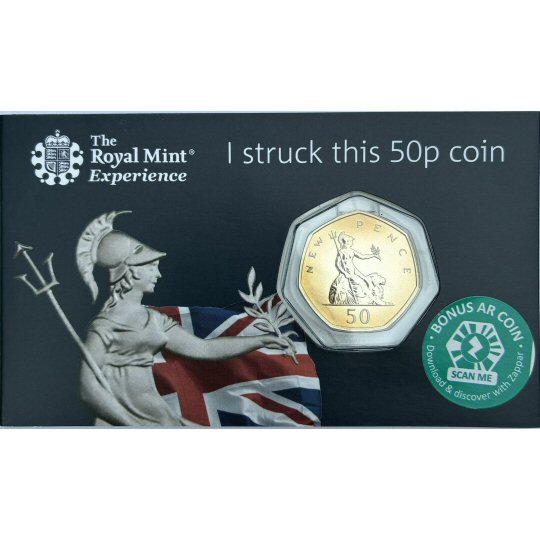 2019 New Pence 50p BU Royal Mint Strike Your Own (SYO)