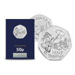 2025 UK Mary Poppins CERTIFIED BU 50p [Change Checker card]