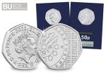 2022 Alan Turing 50p Brilliant Uncirculated Coin [Change Checker card]
