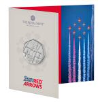 2025 Red Arrows 50p Brilliant Uncirculated Coin [Royal Mint pack]