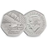 2026 Grand Prix Centenary CERTIFIED BU 50p [Change Checker card]