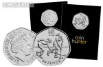 Olympic Hockey 50p Circulated Coin [Coin Hunter card]