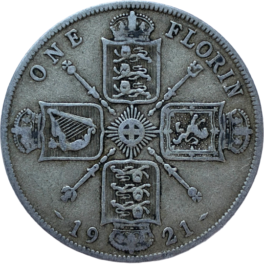 1921 Florin King George V