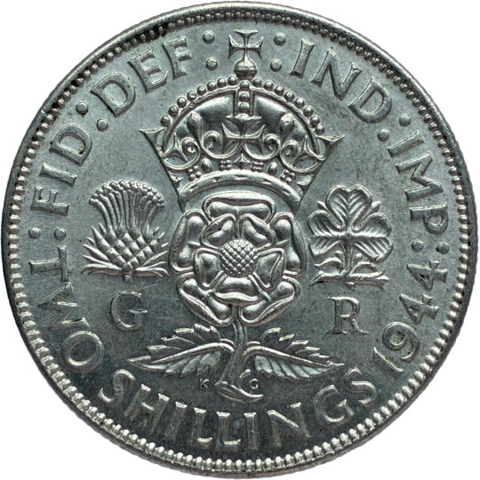 1944 Florin / Two Shillings King George VI