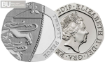 2019 Shield of the Royal Arms Brilliant Uncirculated 20p