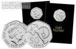 2019 Roger Bannister Brilliant Uncirculated 50p [Coin Hunter card]