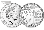 2017 UK King Canute CERTIFIED BU £5