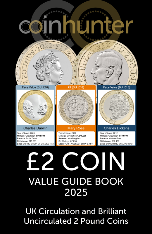 e-book: £2 COIN VALUE GUIDE BOOK 2025