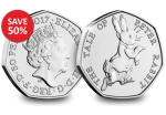 2017 UK Peter Rabbit CERTIFIED BU 50p