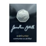 2011 Olympic Gymnastics Circulated 50p [Coin Hunter card] Limited edition of 12 signed by designer Jonathan Olliffe