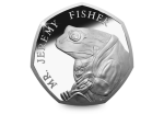 The 2017 Mr. Jeremy Fisher BU 50p Coin