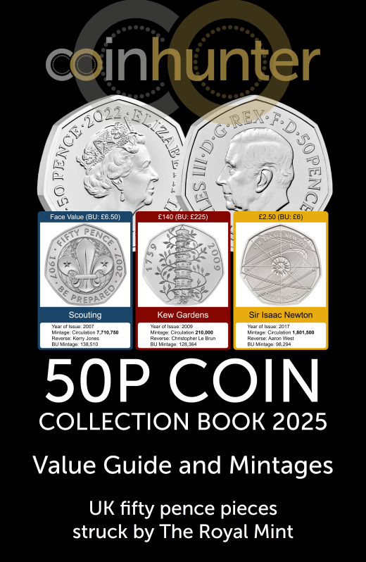 UK 50p Coin Value Lists 2025