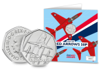 2025 UK Red Arrows CBU 50p Display Card