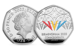 UK 2022 Commonwealth Games Silver Proof 50p