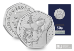 2025 UK The Snowman CERTIFIED BU 50p Coin