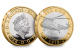 UK 2018 RAF Sea King Silver Proof £2